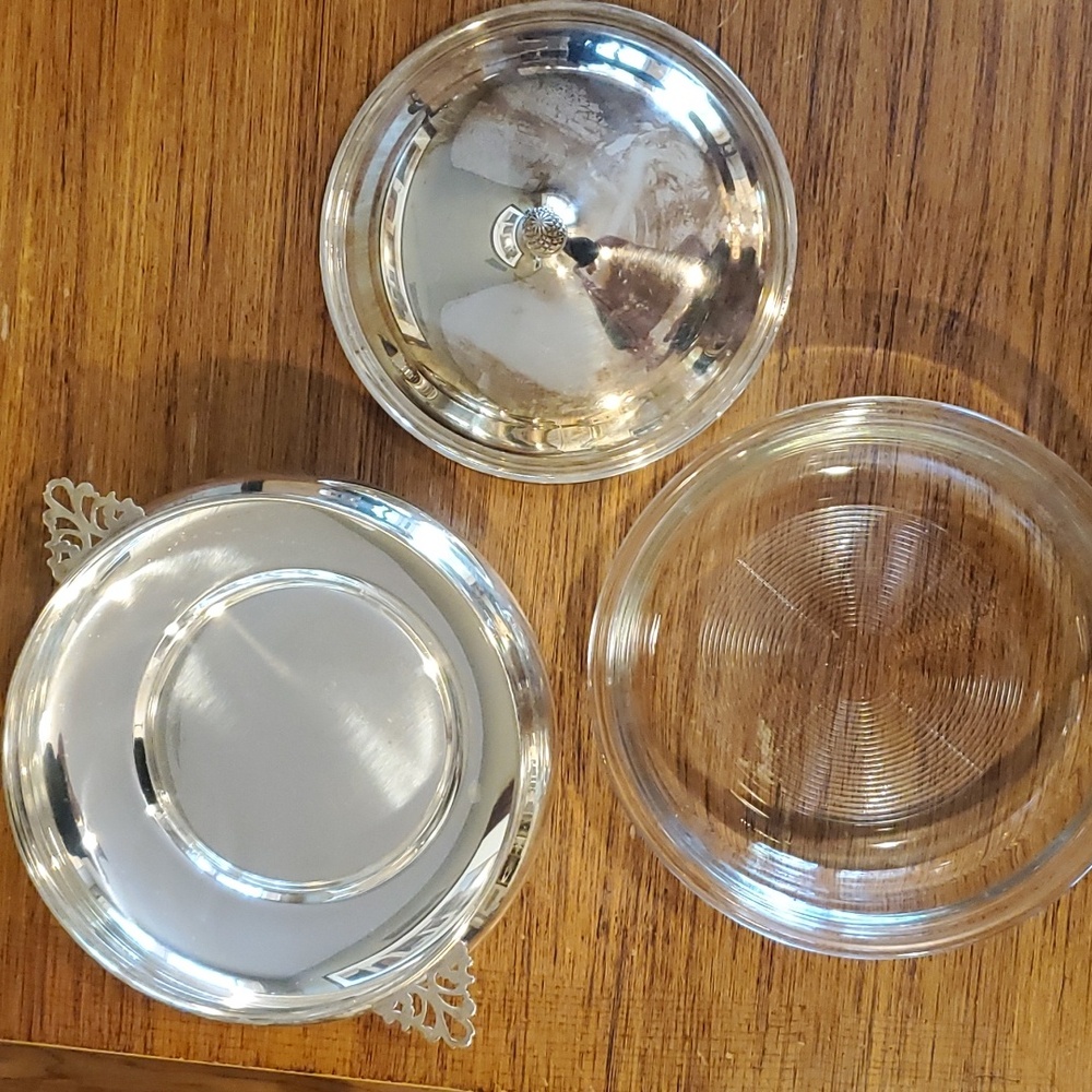 Reed & Barton Kingston silver plated casserole dish